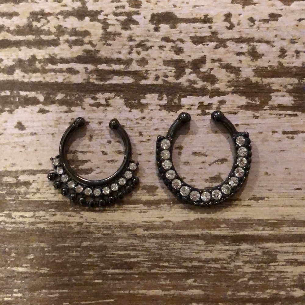 Faux Septum Piercings